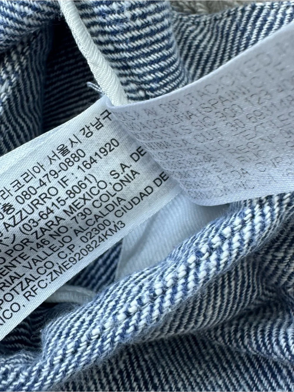 ZARA Wide Leg Linen Blend Pants | Made in Spain | Size S
